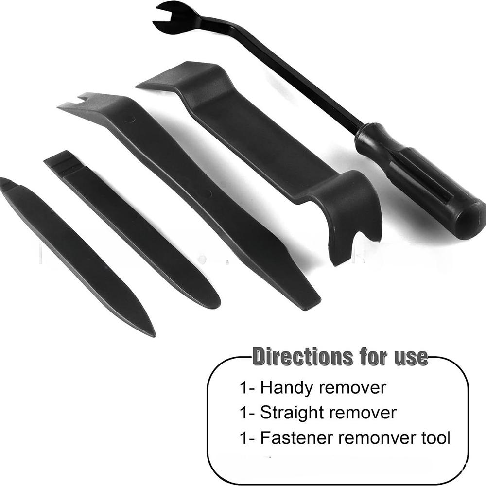 1-5Pcs Automotive Trim Removal Tool Kit, No Scratch Plastic Pry Tool Kit - Interior Accessories Door Panel Clip Fastener Removal Set Fit For Vehicle