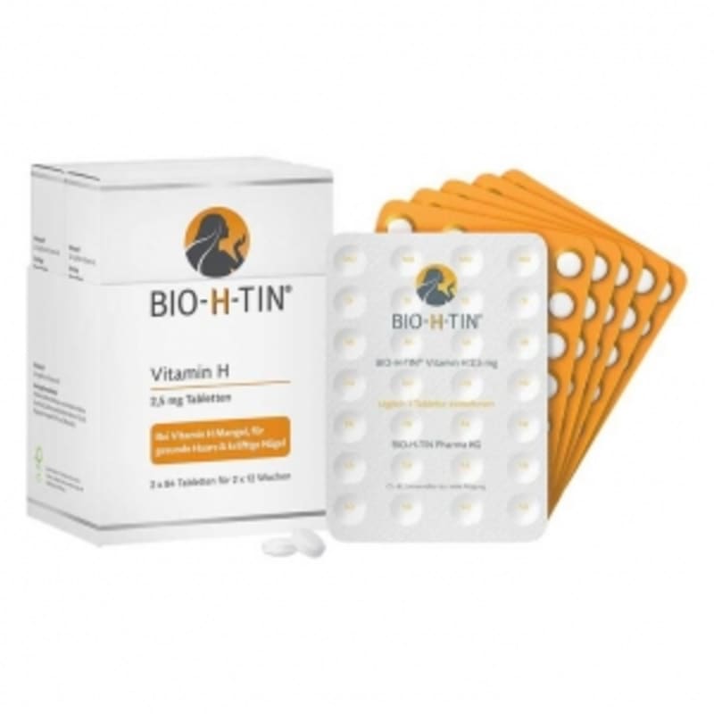 

BIO-H-TIN® Вітамін H 2,5 мг 2*84 таблетки
