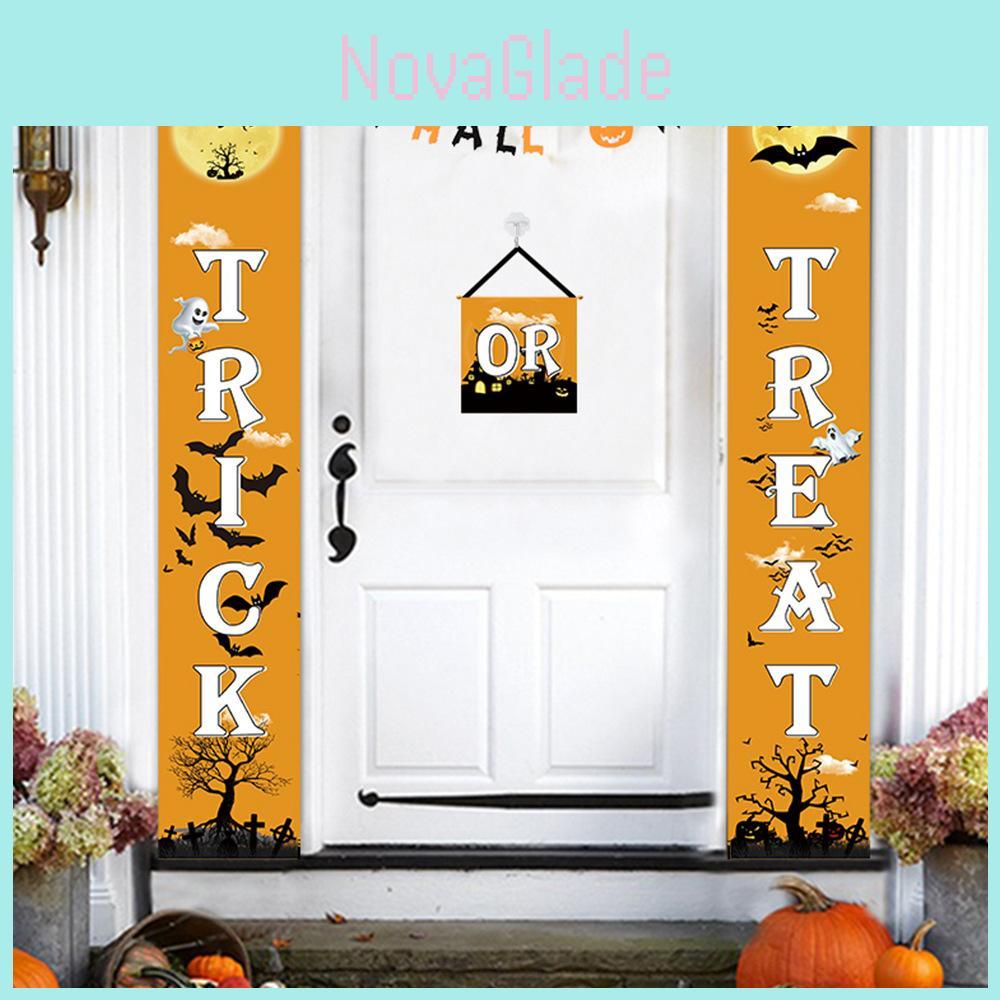 Halloween Festive Fabric Banners For Spooky Party Decorations And Haunted House Themes