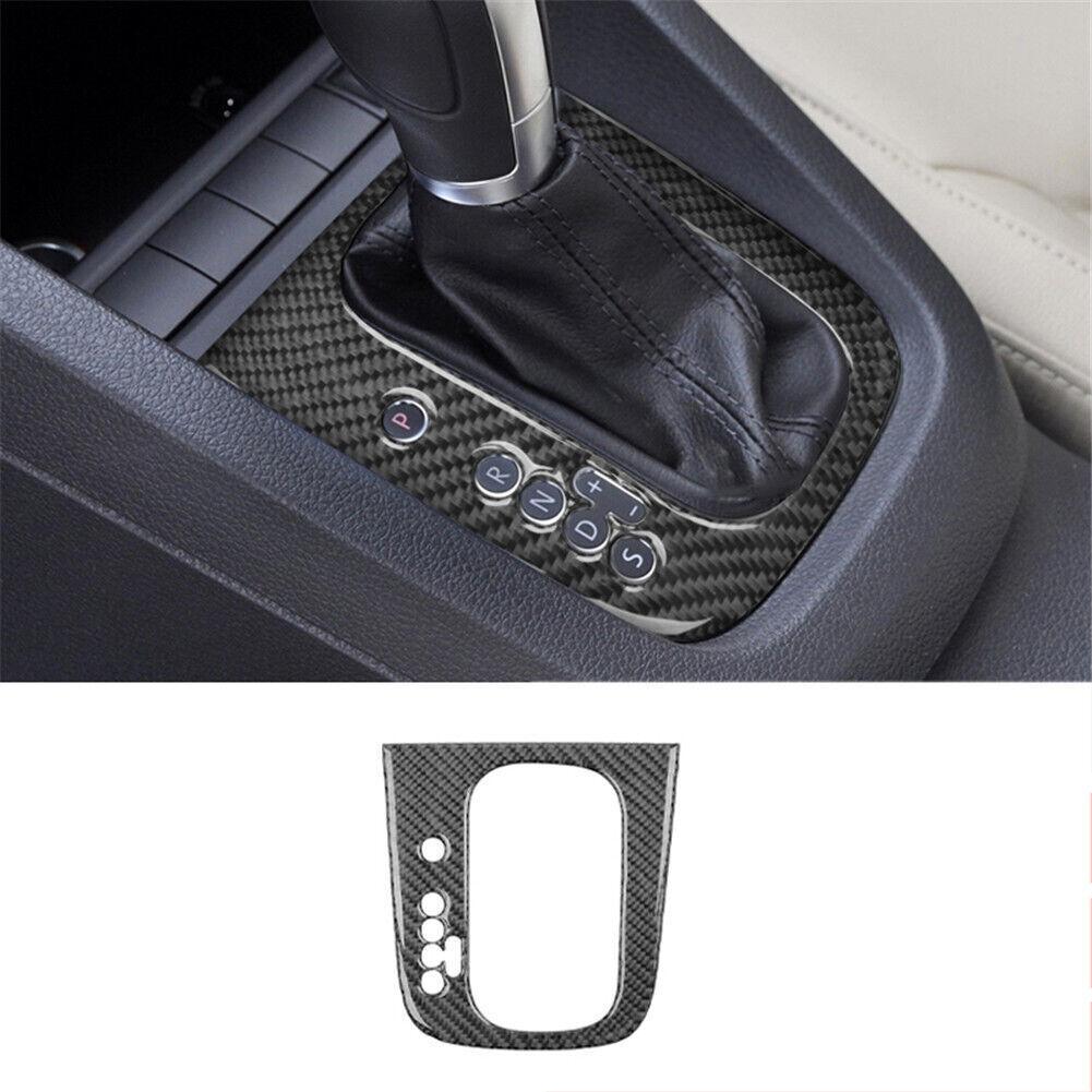 For Volkswagen Jetta Sedan Carbon Fiber Interior Automatic Gear Shift Cover Trim