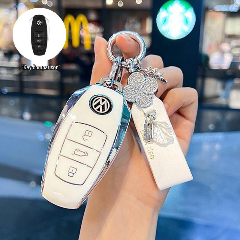 Key Cover for 2021 Volkswagen Touareg - Fits Imported Models 2017-2021