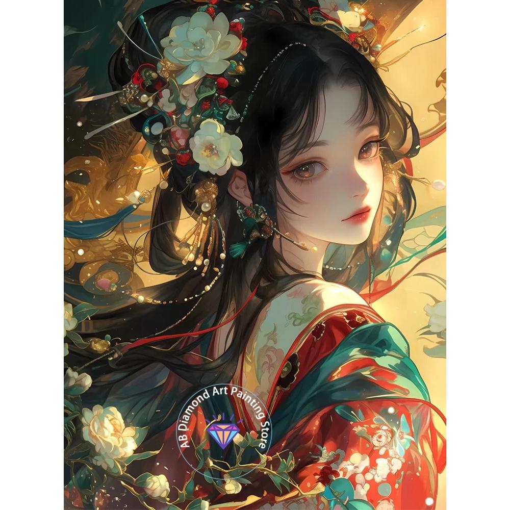 2026 New Handmade DIY Cartoon Girl Diamond Painting Kits Picture Cross Mosaic Home Decoration 5d Diy Gifts