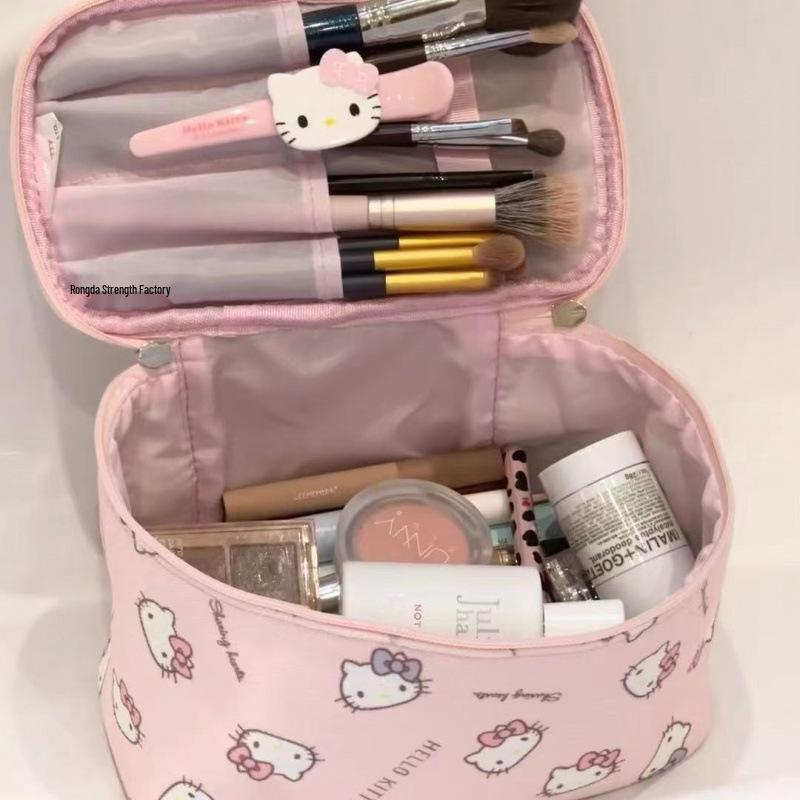 Cute Print Large Capacity Portable Makeup & Toiletry Tote Bag