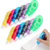 BESARME 12 Pack Correction Tape - Colorful 19.69 Ft Each Correction Tape Roller for Students & Office Supplies