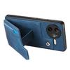 For Xiaomi Poco F7 Ultra 5G/Xiaomi Redmi K80 Pro 5G Case Zipper Card Holder Kickstand Leather+PC+TPU Phone Cover