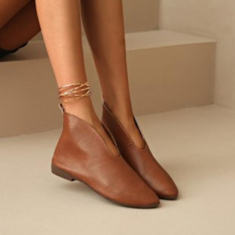 

острые носки и ботинки без голенища, новая мягкая подошва, универсальные комбинезоны, женские ленивые туфли большого размера 42 коричневый