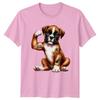 Boxer Puppy Love Mom Tattoo Animals Dogs Unisex Unisex Graphic Tee