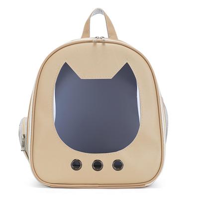 Zaino per il trasporto di animali domestici, traspirante, impermeabile, antigraffio, con ampia finestra, borsa per il trasporto di gatti portatile