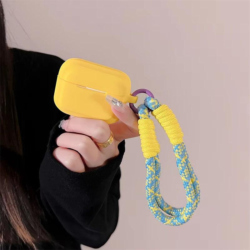 Case for Apple AirPods 1 2 Pro 3rd Generation Case Cute with Strap Fundas Earpods Soft Cover for AirPods Pro 2 Case Silicone