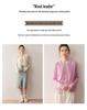 Women's 100% Pure Wool Saddle Shoulder Cardigan - Thin, Round Neck, Fine Knit, Long Sleeve for Simple Commute