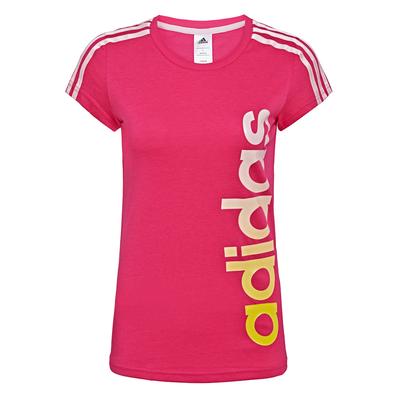 Logo Print Outdoor Casual Sport Rundhals Kurzarm T-Shirt Damen T-Shirts Rot AP5907