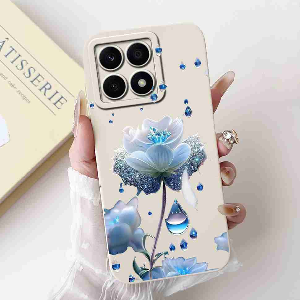 For Honor X8a 4G CRT-LX1 Case Cute Butterfly Luxury Flower Soft Silicone Cover For Huawei HonorX8a X8A CRT-LX2 6.7" Bumper Shell