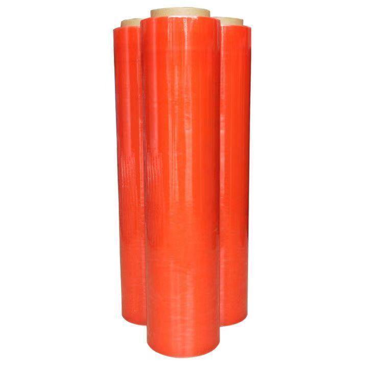 50cm Cling Film - 4x Stretch PE Packaging for Industrial Use, Marked in Stretch Meters