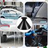 1-4pc Car Snow Removal Shovel Car Window Windshield Magic Ice Scraper Winter Essential Snow Remover Deicer Cone Tool Oil Funnel