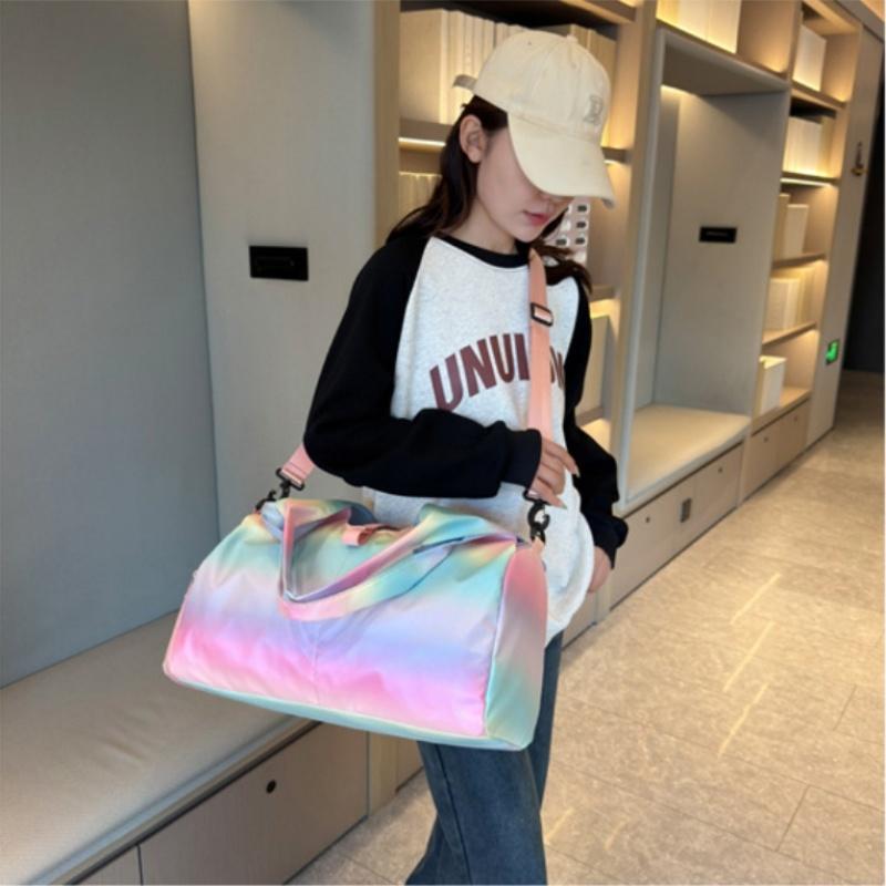 Trendy Bunte Fitness Sport Yoga Tasche Freizeit Einfache Große Kapazität Touring Tasche Tragbare Leichte Reisetasche Kann Eine Schulter/Cross-Body/Handheld