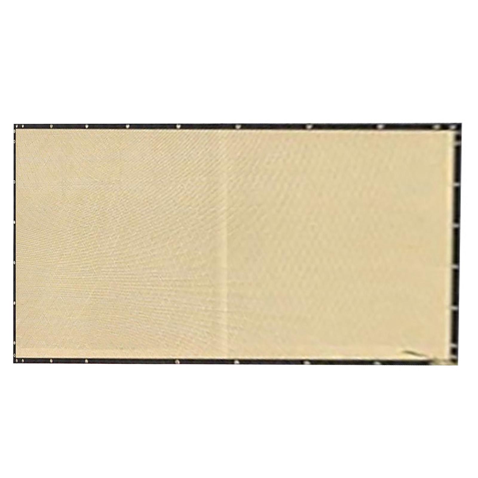Balcony Screen Fence Beige Thickened Sun Prevention Private Protection Patio Screen Fence