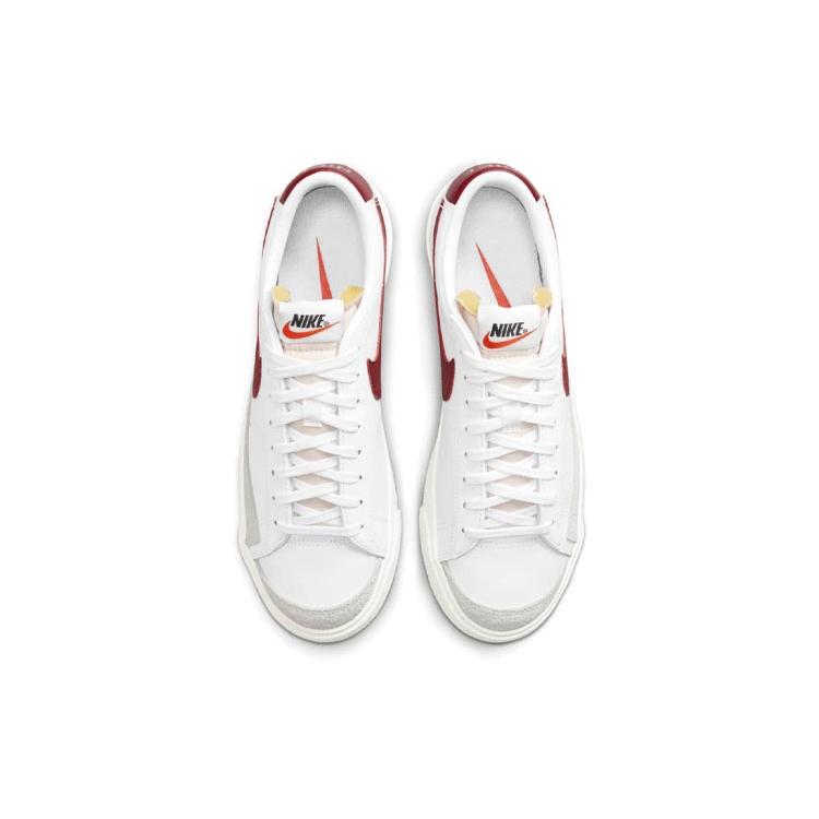 (WMNS) Nike Blazer Low '77 'White Team Red' Donna DC4769-104
