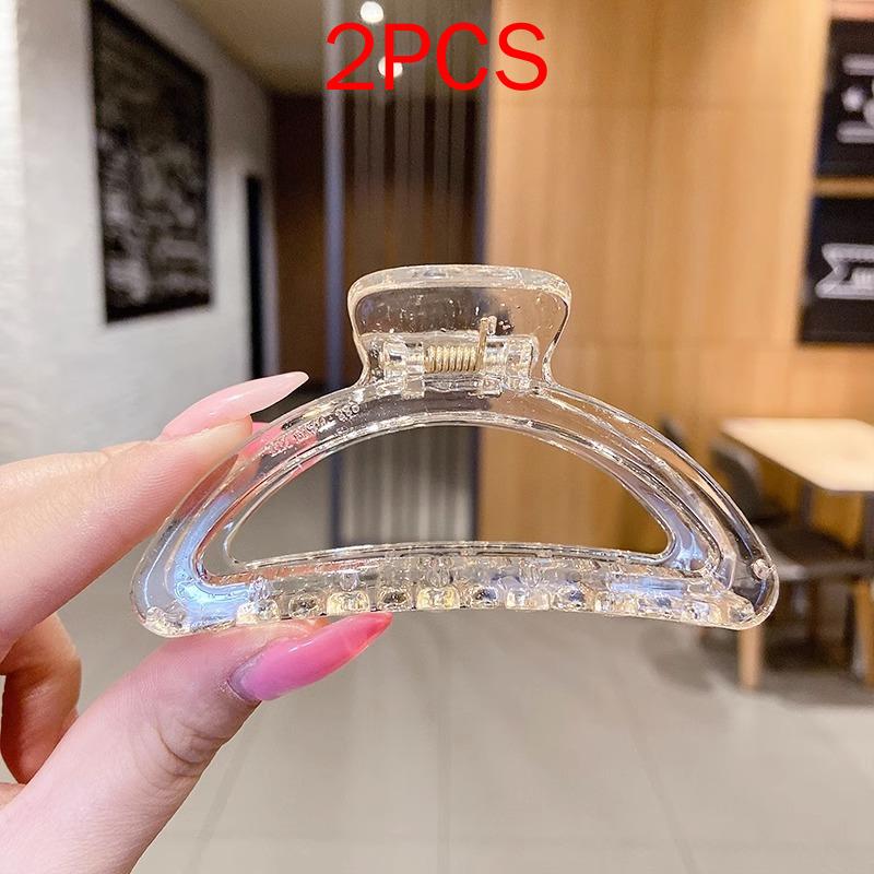 

100 вариантов стиля, комплект из 2 шт., матовые однотонные коготки для волос, элегантные простые акриловые заколки для волос, заколки, заколки, головные уборы для женщин, девочек, аксессуары для волос 2PCS