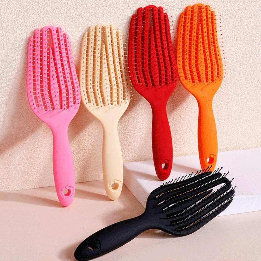 Hair Styling Air Cushion Comb Bouffant Hair Hollow Comb Portable Scalp Massage Comb Girls Gift