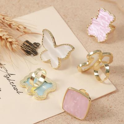 Nail Polish Palette Creative Shape High Durability Compact Size Burr Free Leaf-Shaped Nail Gel Polish Palette