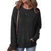 Sweatshirt for Women O Neck Long Sleeve Fall Clothes for Tops