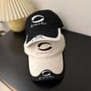 Embroidery Letter Peaked Cap Y2K Visors Snapback Cap Retro Vintage Baseball Cap  Streetwear