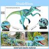 Compsognathus Und Eoraptor Lunensis Dinosaurier Spielzeugmodell Plastik Statische Figur Mit Beweglichem Kiefer Für Dinosaurier-Enthusiasten