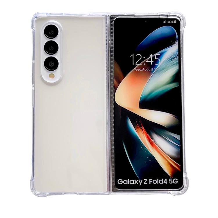 Applicabile a custodia protettiva anti-caduta a quattro angoli per telefono pieghevole Samsung Fold7 Samsung Flip4 trasparente W22 custodia protettiva W24Flip