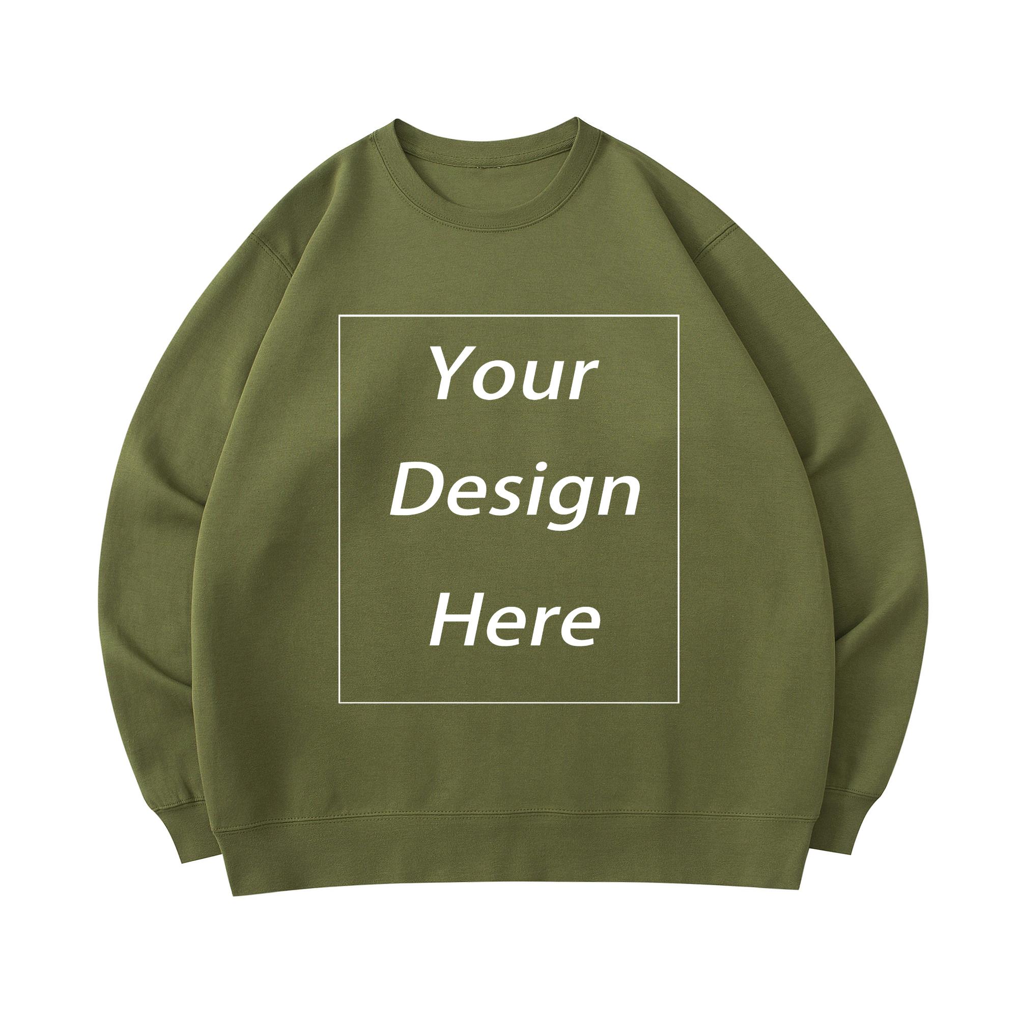 300 г/м² хлопковый свитер индивидуальный унисекс классический свитшот 2XL