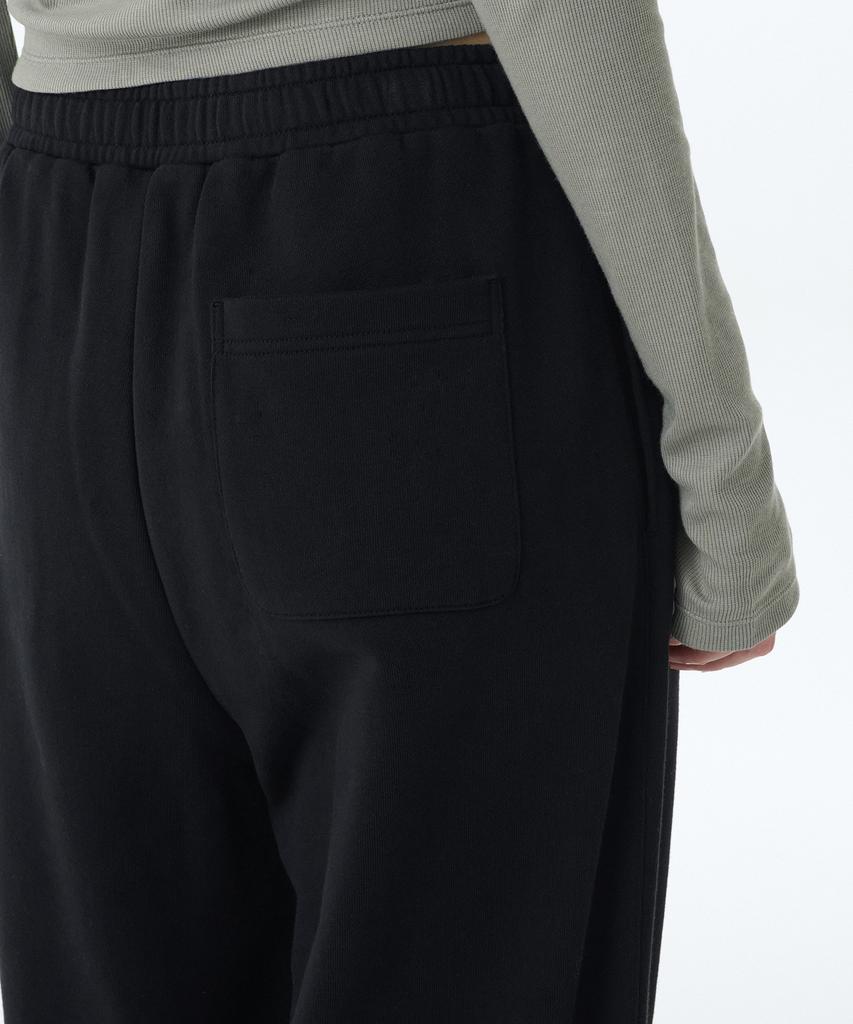 MUSINSA STANDARD WOMAN Women'S Deep Tuck Variable Wide Lounge Sweatpants [Black]