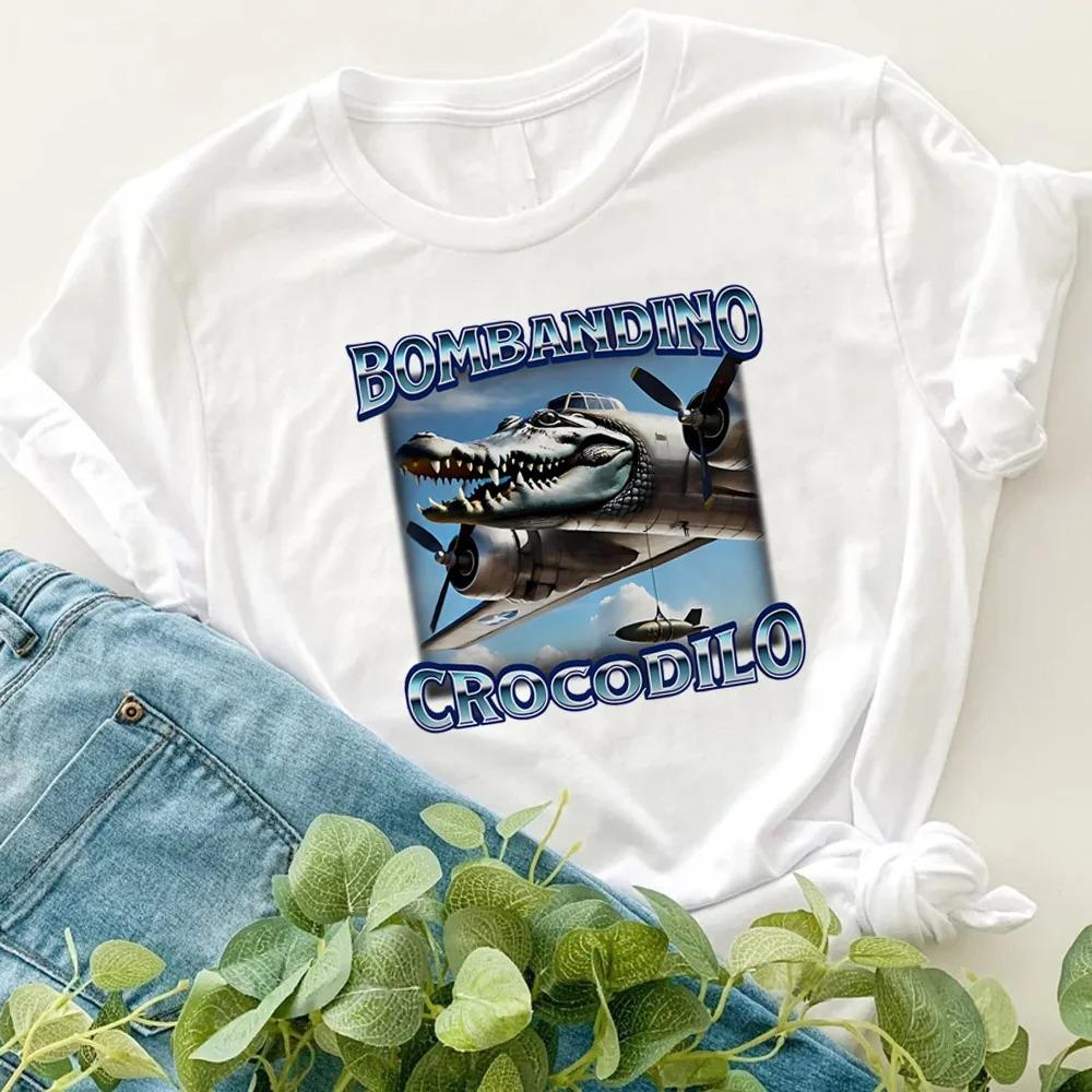 Italian Brainrot Animals Kids T-shirt Tralalero Tralala Funny Shark Short Sleeve Tops Funny Meme Cute Tee Summer Clothing