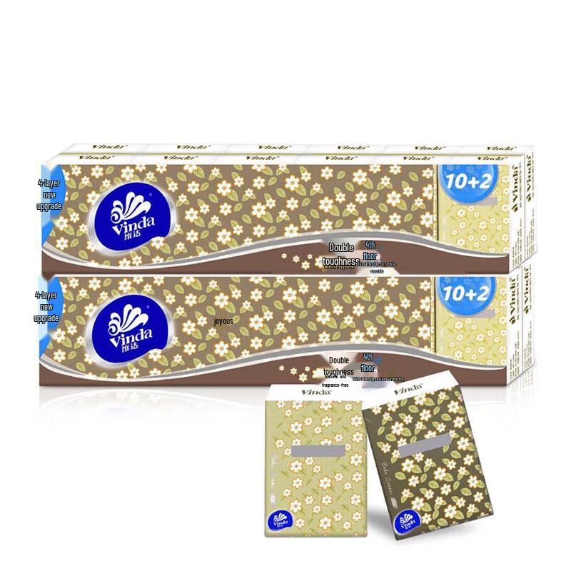 Vinda 4-Ply Super Tough Pocket Tissues