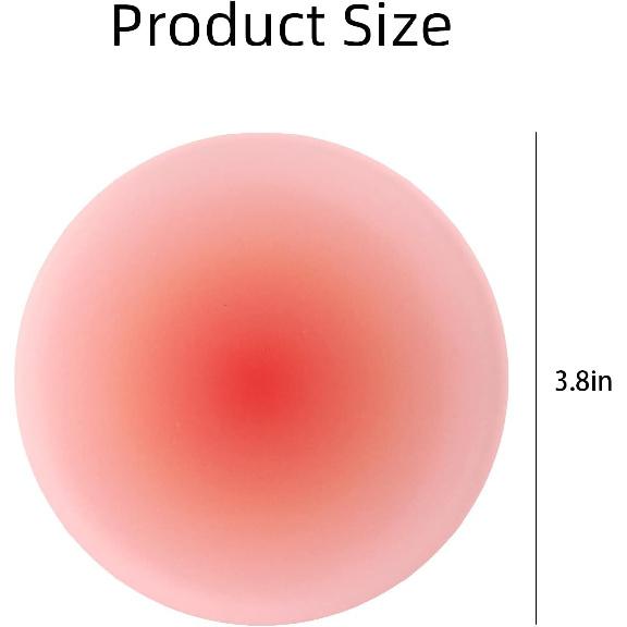 Drink Coasters Colorful Acrylic Coaster Set 4 Pcs, 3.8 Inch Round Non-Slip Table Coaster Coasters for Coffee Table Desktop Protection