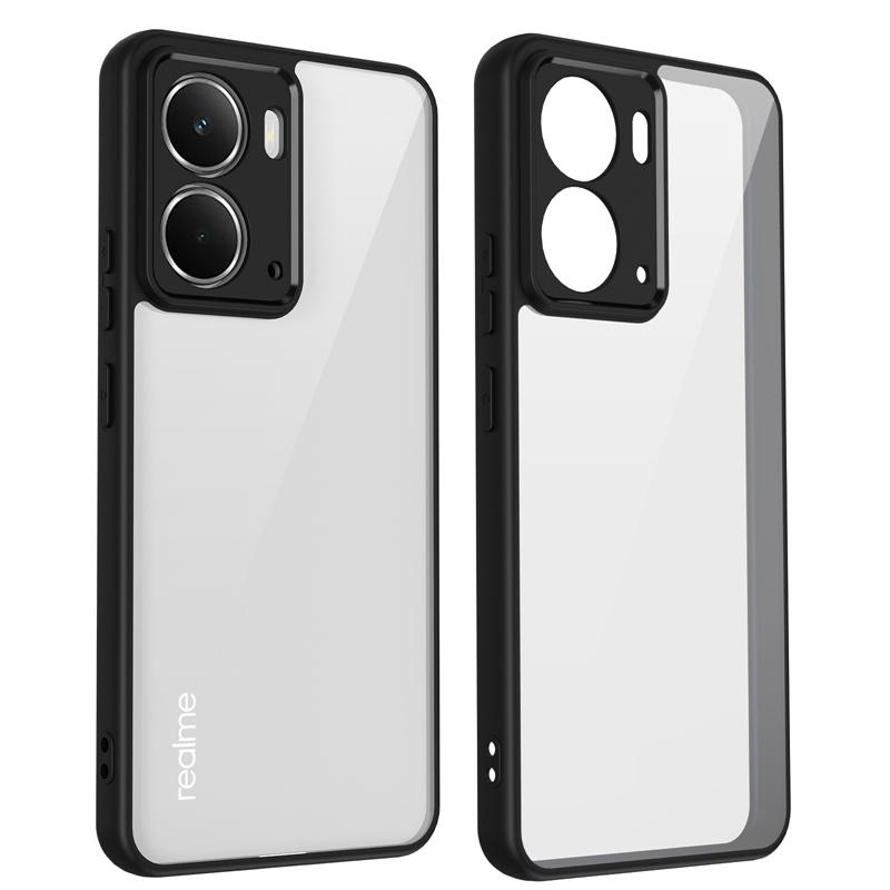 Realme P3 5G RMX5070 Case Plating Bumper Shockproof Clear Back Cover Hard Matte Phone Case for Realme P3 RealmeP3 5G RMX5070