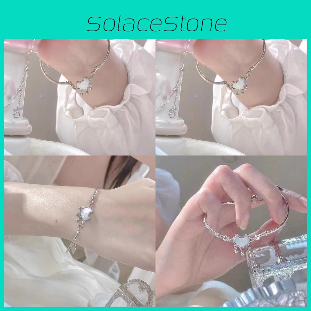 Lock Modern Bracelet For Women Geometric Design Personalized National Style Jewelry