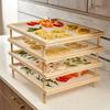 Yousheng Food Drying Rack Stackable Multi-Tier Drying Rack Framed Mesh Pasta Drying Rack for Quick Air Drying Fruits Vegetables Herbs