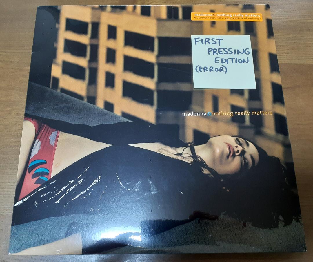 

[USED] Madonna Nothing Really Matters First Press Miss Press 12