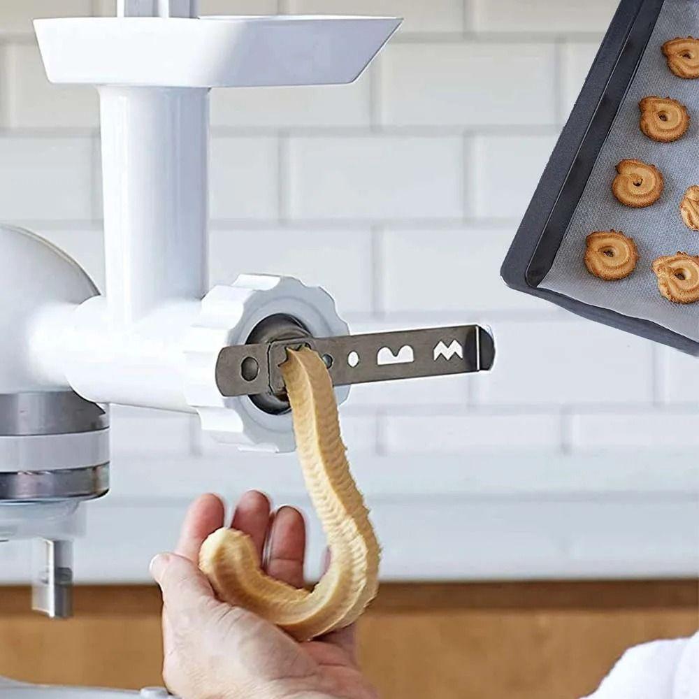 3Pcs Connection Ring Meat Grinder Accessories DIY Pastry Attachment Cake Mold Parts  Biscuit Mold