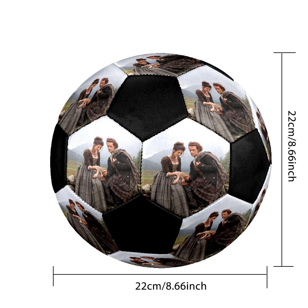 Vibrant Outlander Indoor Soccer Ball Colorful Machine Stitched PVC Size 5 Team Training Competition Ready Durable High-Bounce Cool Sports Gift