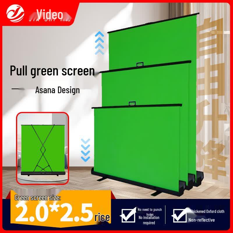 Retractable Green Screen Background