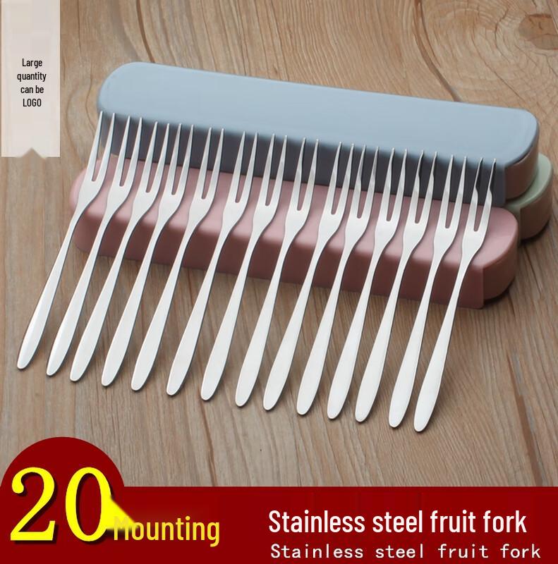 Kreatives Süßes 304 Edelstahl Obstgabel Set