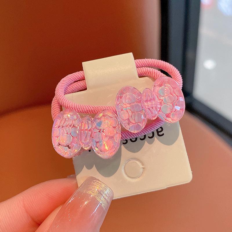 

2 шт., милый головной убор принцессы с рисунком звезды, цветка винограда, детские эластичные ленты для волос, детский головной убор, детские веревки, аксессуары для девочек 5