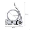 Bike Seatpost Clamp Aluminum Alloy Direct Replaces, Professional, Accessories Quick Release Seat