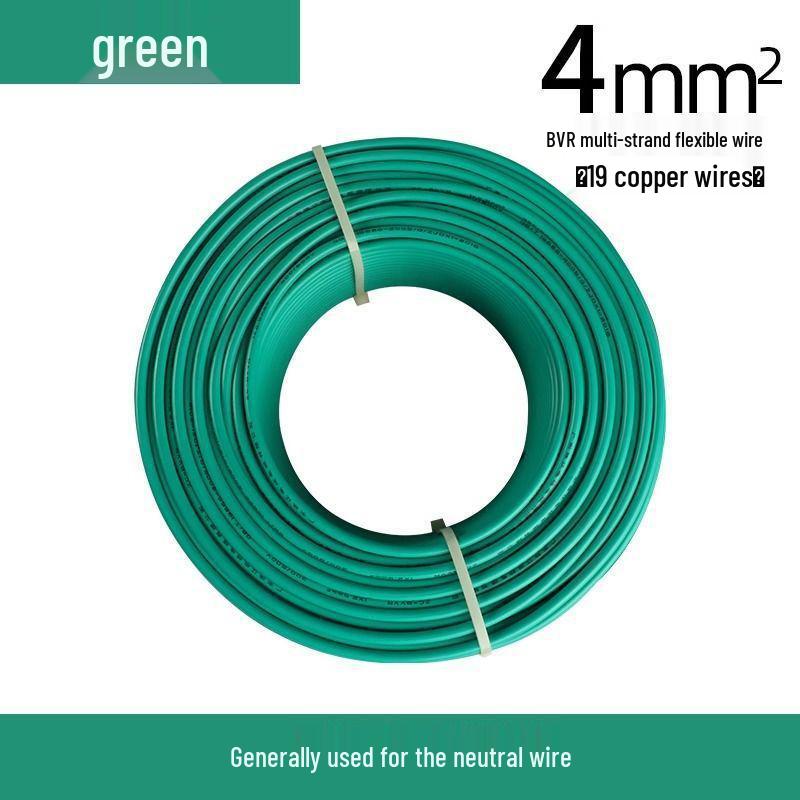 Flame Retardant BVR Stranded Wire: 1.5/2.5/4/6/10 sq mm for Home Decor