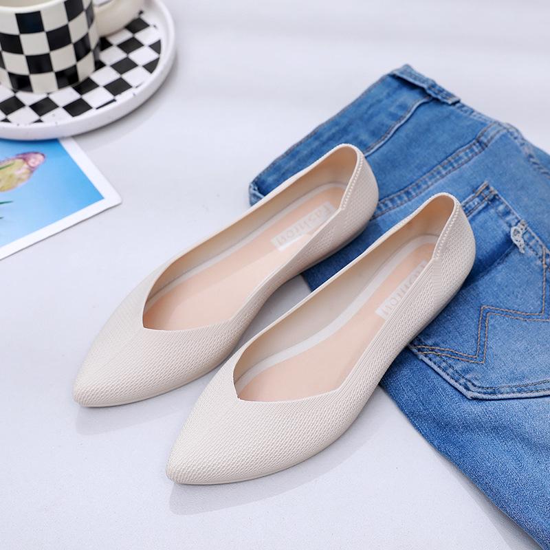 Damen spitze geschlossene Sandalen - Ganzjahres-Freizeit-Flats