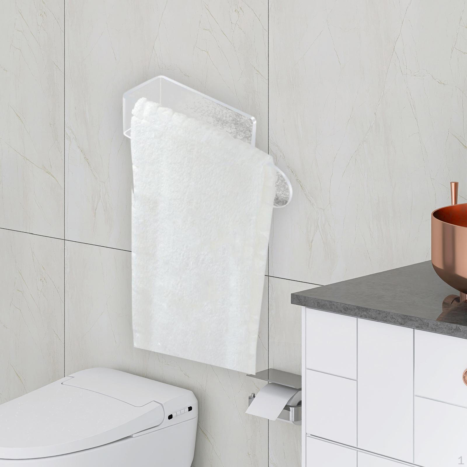 

Акрилові ручки для рушників, тримач, що самоклеїться, для аксесуарів для кухні та ванної кімнати чистий