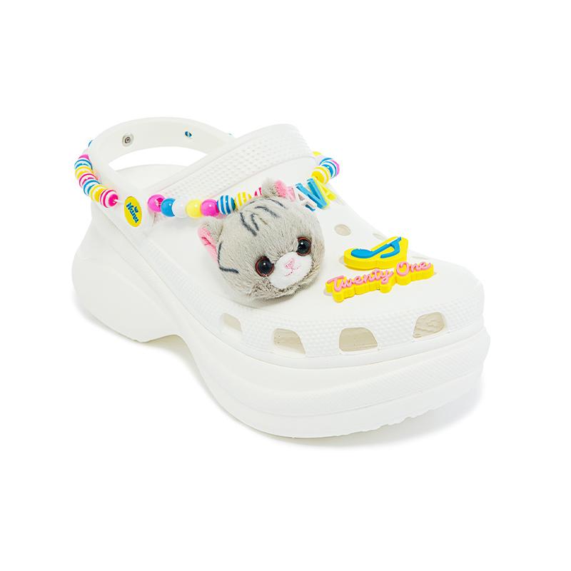 Crocs Nana z pokojem 1042 X Crocs Kot Sportowe Wielokolorowe Sandały Damskie