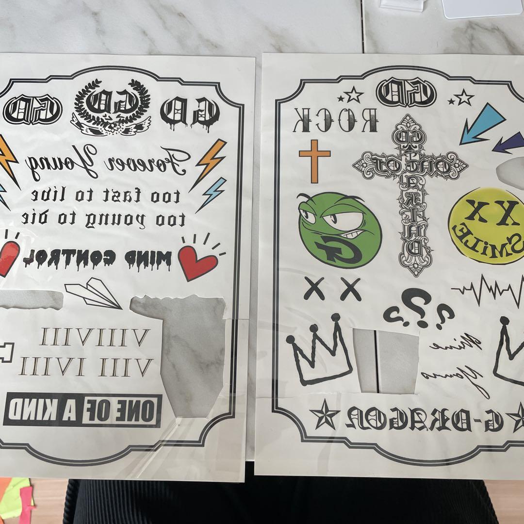 

[Б/У] Наклейка-тату BIGBANG G-DRAGON