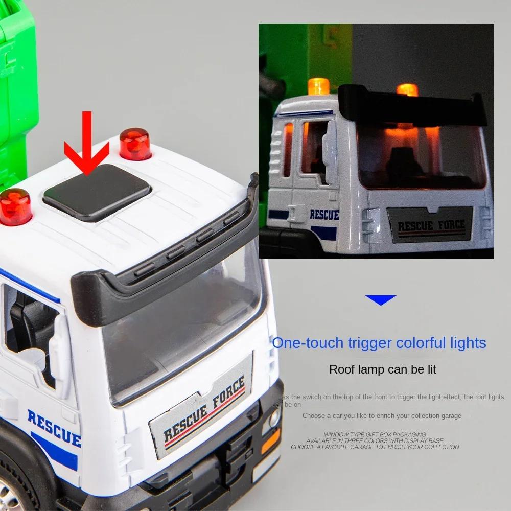 Non-Toxic 1/32 Diecast Alloy Model Car Simulation Metal Logging Transport Engineering Truck Models Children'S Car Toys For Children Kids Gifts