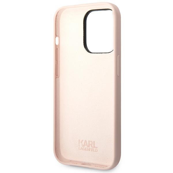 Karl Lagerfeld Klhcp14Xslctpi Iphone 14 Pro Max 6,7 Hardcase Jasnoróżowy/Light Pink Silicone Choupette Body